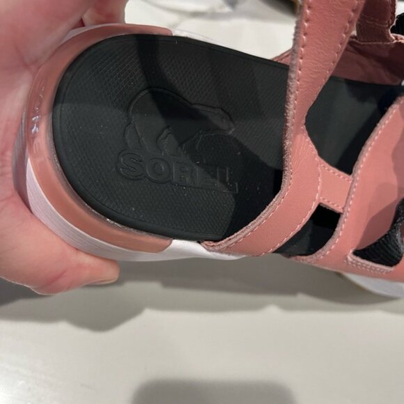 Sorel Pink and Black Women's Sandals - Picture 4 of 7